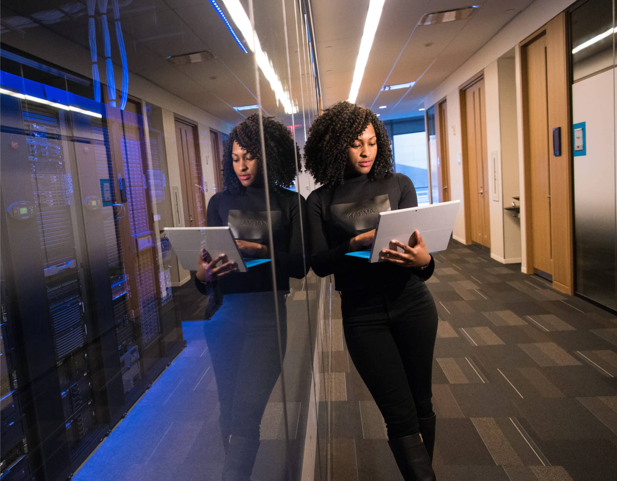 Woman in an IT profession